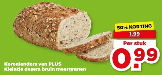 Aanbieding: Kleintje desem bruin meergranen