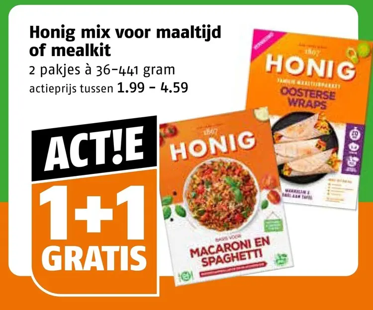 Aanbieding: Honig mix voor maaltijd of mealkit