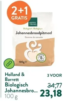 Aanbieding: Biologisch Johannesbroodpitmeel