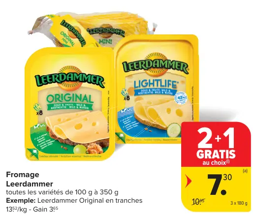 Offre: Fromage Leerdammer