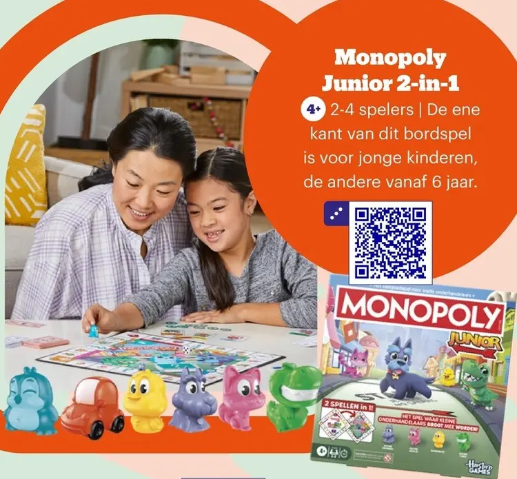 Promotie: Monopoly Junior 2-in-1