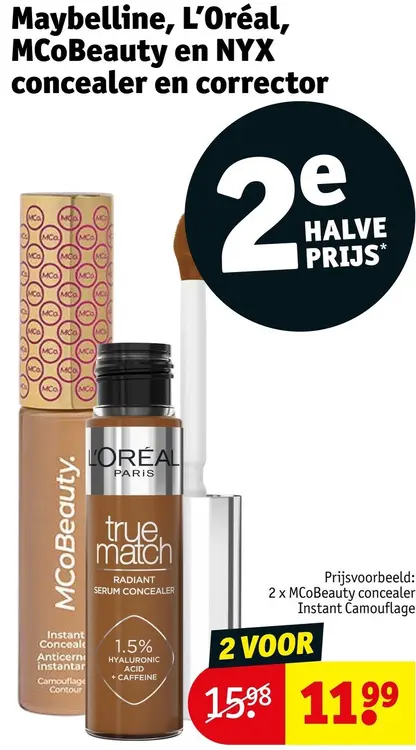 Promotie: Concealer en corrector