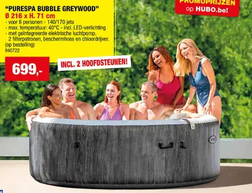 Aanbieding: "PURESPA BUBBLE GREYWOOD"