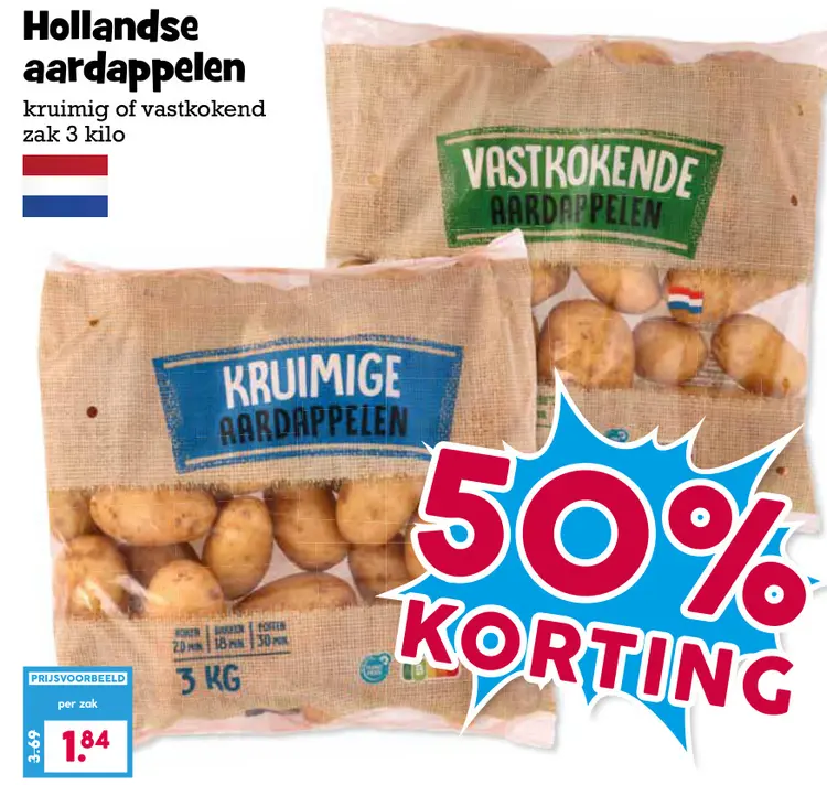 Aanbieding: Hollandse aardappelen