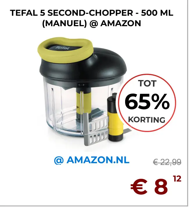 Aanbieding: 5 second-chopper