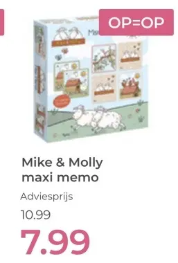 Aanbieding: Mike & Molly maxi memo