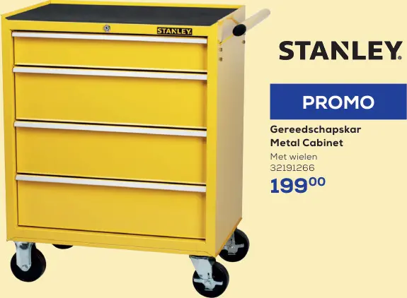 Promotie: Gereedschapskar Metal Cabinet