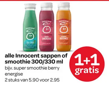 Aanbieding: Innocent sappen of smoothie