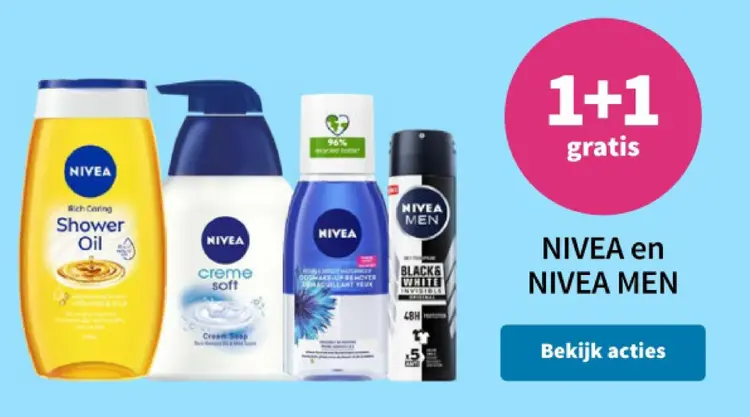 Aanbieding: NIVEA and NIVEA MEN