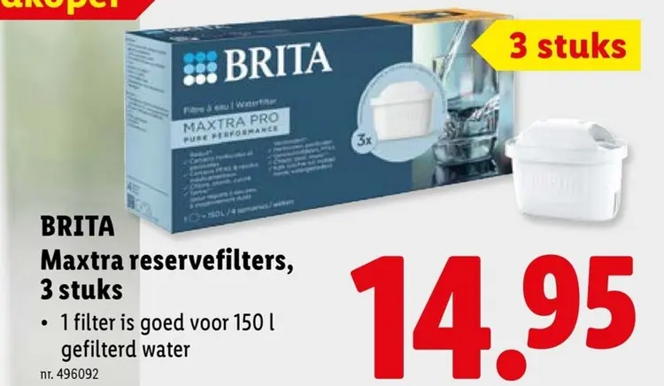 Promotie: Maxtra reservefilters