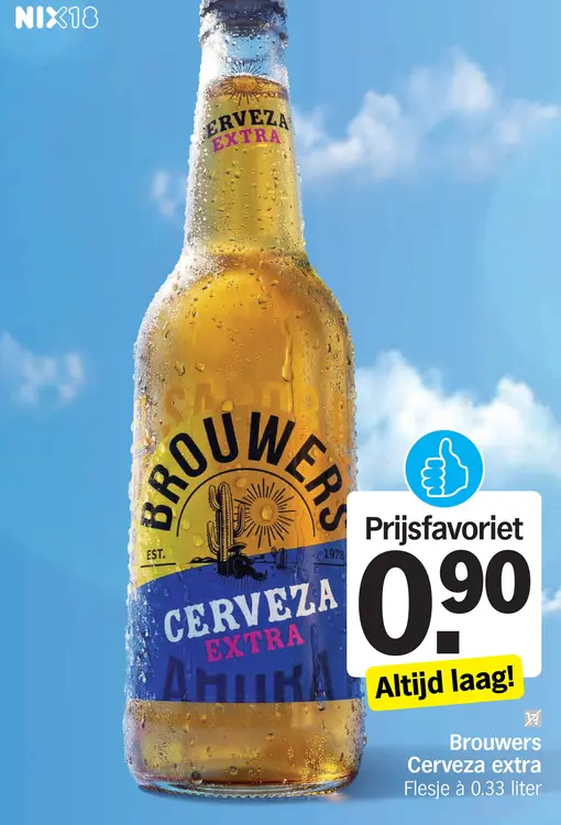 Aanbieding: Cerveza extra