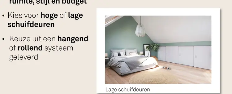 Aanbieding: schuifdeuren