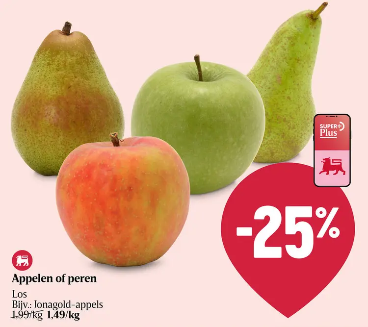 Promotie: Appelen of peren