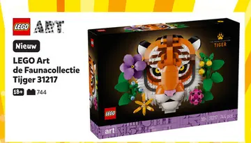 Aanbieding: LEGO Art de Faunacollectie Tijger
