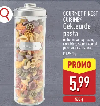 Promotie: Gekleurde pasta