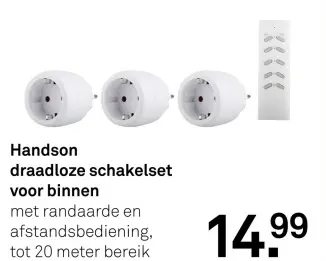 Aanbieding: draadloze schakelset