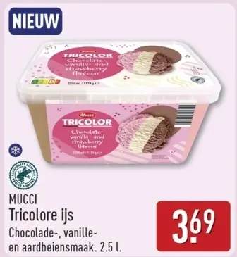 Aanbieding: Tricolore ijs
