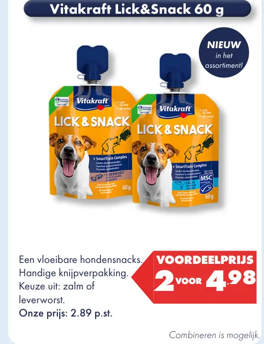 Aanbieding: Lick&Snack