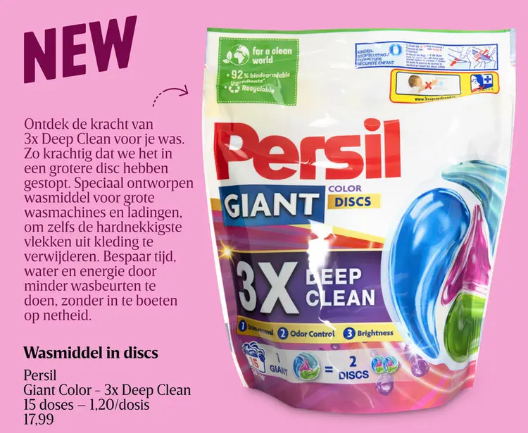 Aanbieding: Giant Color - 3x Deep Clean
