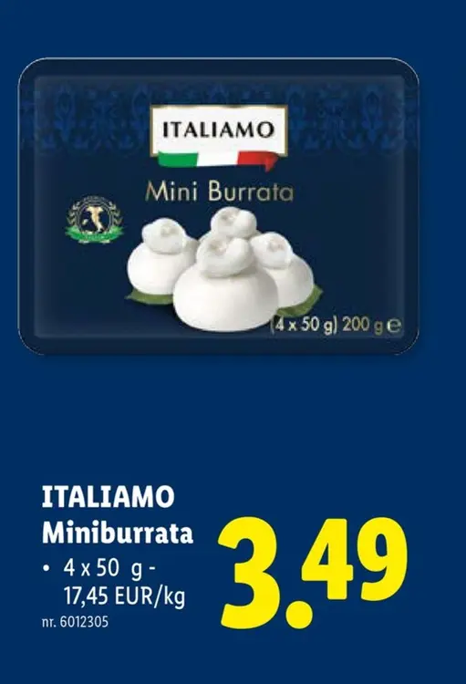 Promotie: Miniburrata