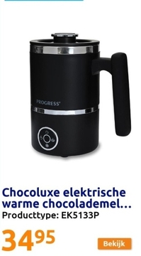 Aanbieding: Chocoluxe elektrische warme chocolademelk-maker
