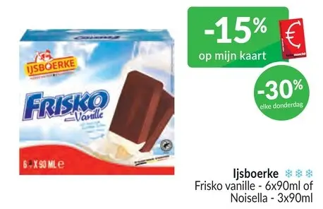 Promotie: Frisko vanille