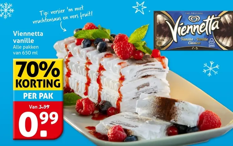 Aanbieding: Viennetta vanille