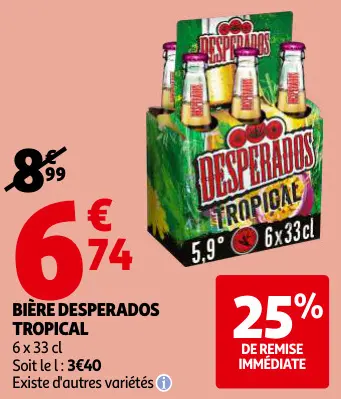 Promotie: Bière Desperados tropical