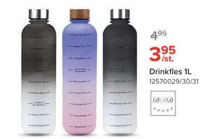 Promotie: Drinkfles Sip Sip Hooray - 1L - Blauw/Roze