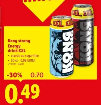 Offre: Energy drink XXL