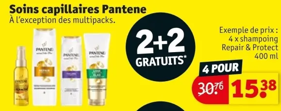 Offre: Soins capillaires Pantene