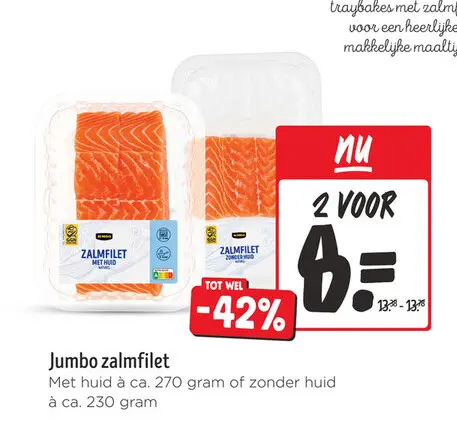 Aanbieding: Jumbo zalmfilet