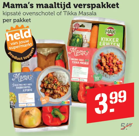 Aanbieding: Mama's maaltijd verspakket