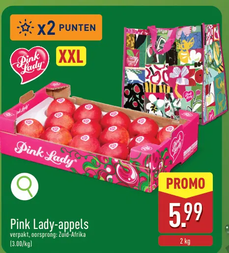 Promotie: Pink Lady-appels