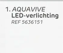 Promotie: Aquavive led-verlichting 30cm zwart