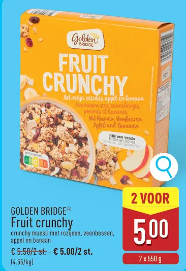 Promotie: Fruit crunchy