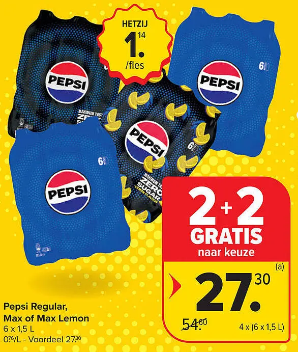 Aanbieding: Regular, Max of Max Lemon