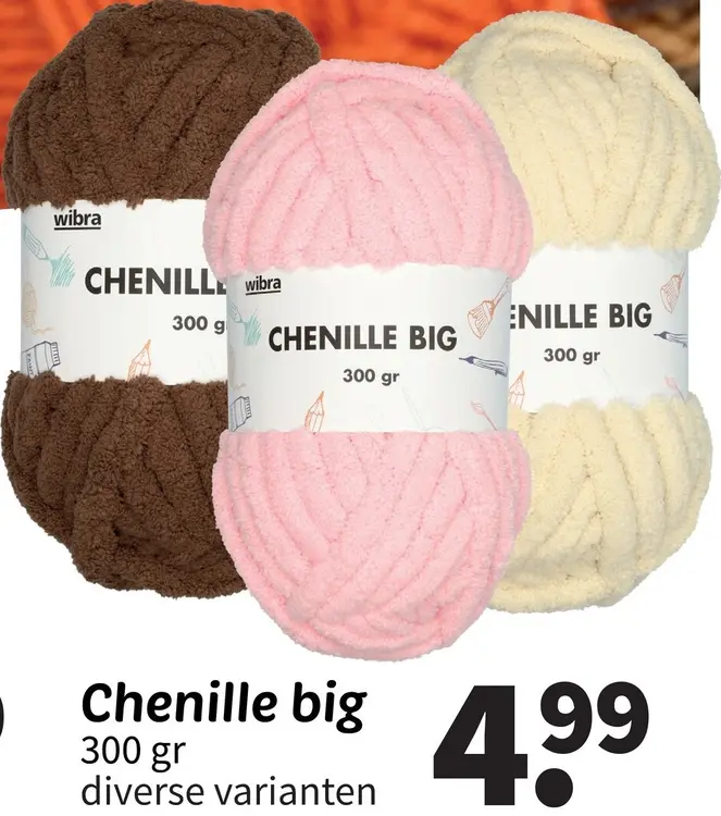 Promotie: Chenille big