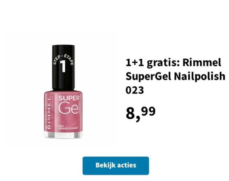 Promotie: SuperGel Nailpolish 023