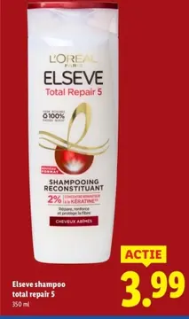 Aanbieding: Elseve shampoo total repair 5