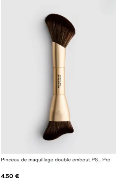 Offre: Pinceau de maquillage double embout PS... Pro