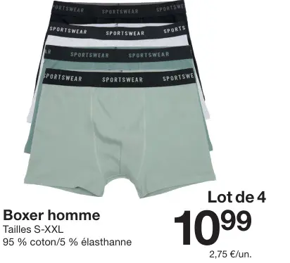 Offre: Boxer homme