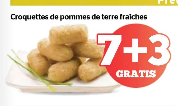 Offre: Croquettes de pommes de terre fraîches