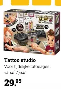 Promotie: Tattoo studio