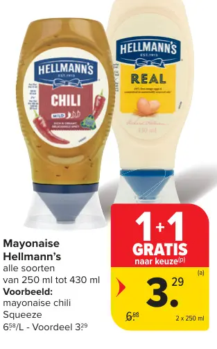 Promotie: Mayonaise Hellmann's