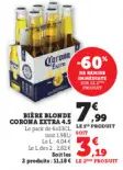 Offre: Bière blonde Corona extra 4.5