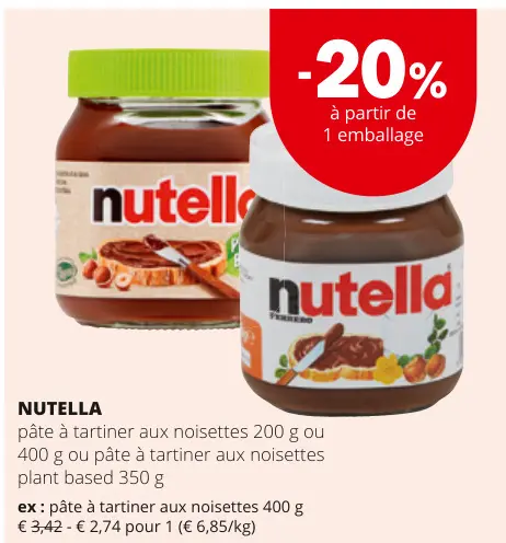 Offre: Nutella