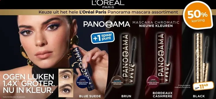 Aanbieding: Panorama mascara assortiment
