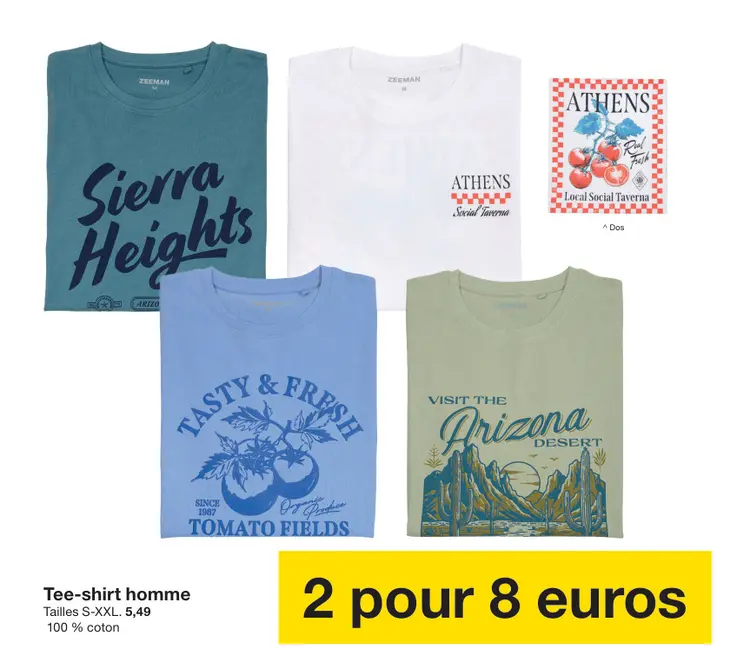 Offre: Tee-shirt homme
