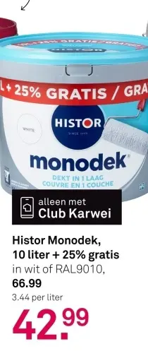Aanbieding: Histor Monodek